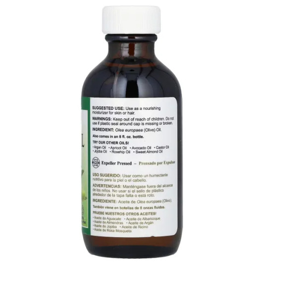 Оливкова олія, Olive Oil, De La Cruz, зволоження для шкіри та волосся, 59 мл