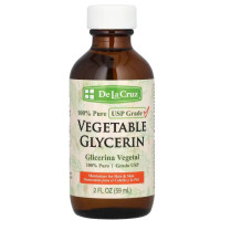 Глицерин растительный, De La Cruz Vegetable Glycerin, 59 мл