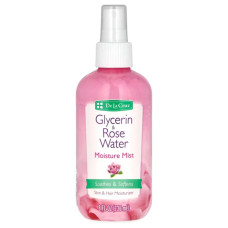 Спрей рожева вода з гліцерином, De La Cruz Glycerin & Rose Water, 236 мл