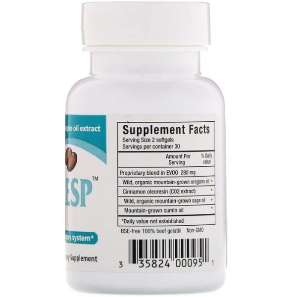 Суміш пряних масел, OregaResp, North American Herb & Spice Co., 140 мг, 60 гелевих капсул