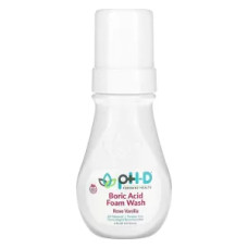 Пенка для душа с борной кислотой 177,44 мл, Boric Acid Foam Wash pH-D Feminine Health, розовая ваниль