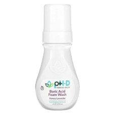 Пенка для интимной гигиены с борной кислотой, pH-D Feminine Health Boric Acid Foam Wash, мед и лаванда 177.44 мл