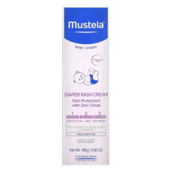Крем от опрелостей детский без ароматизаторов, Mustela Baby Diaper Rash Cream 1-2-3, 108 г