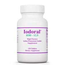 Йод, йодид калію 12.5 мг, Optimox Iodoral IOD-12.5, 120 таблеток