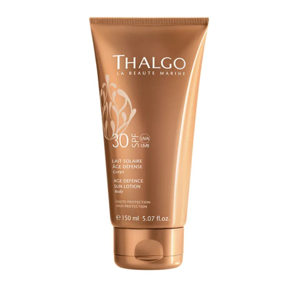 Сонцезахисний лосьйон для тіла SPF 30, Age Defence Sun Lotion, THALGO, запобігає старінню шкіри, 150 мл