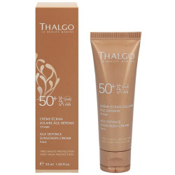 Солнцезащитный крем для лица SPF 50+, Age Defence Sun Screen Cream THALGO, 50 мл
