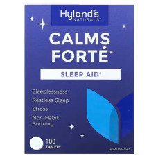 Здоровий сон та антистрес, рослинна суміш, Hyland's Naturals Calms Forte, 100 таблеток