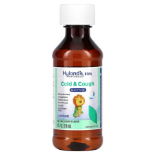 Сироп від застуди та кашлю нічний для дітей 2-12 років, смак виноград, Cold & Cough Nighttime Hyland's Kids, 118 мл