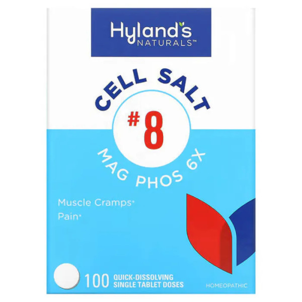 Клітинна сіль №8, Cell Salt #8, Mag Phos 6X, Hyland's, 100 швидкорозчинних таблеток