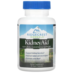 Допомога ниркам, Ridge Crest Herbals Kidney Aid, 60 капсул