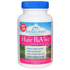 Комплекс для волосся для жінок, RidgeCrest Herbals Hair ReVive, 120 капсул