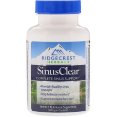 Комплекс захисту носових пазух, RidgeCrest Herbals Sinus Clear, 60 рослинних капсул