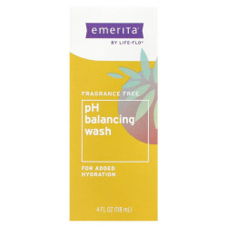 Гель для душа pH-баланс, Emerita pH Balancing Wash, для интимной гигиены, без ароматов, 118 мл.