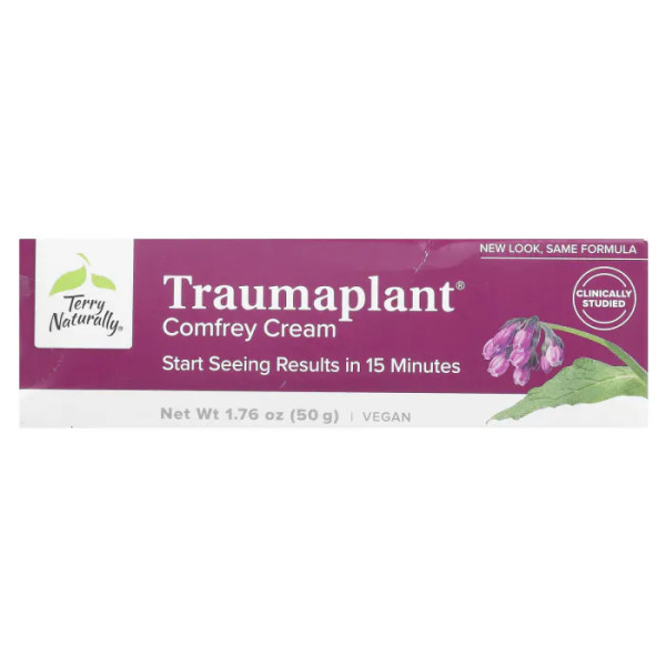 Крем обезболивающий с окопником, Traumaplant, Terry Naturally, 50 г