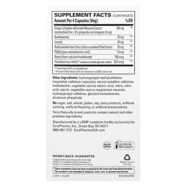 Мультивітаміни та мінерали, Multi-Vitamin & Minerals, Clinical Essentials, Terry Naturally, 120 капсул