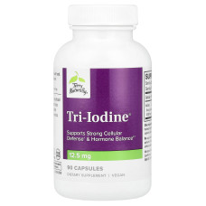 Йод 12,5 мг, Terry Naturally Tri-Iodine, 90 капсул