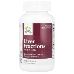 Фракції печінки з вітаміном B, Terry Naturally Liver Fractions, 90 капсул