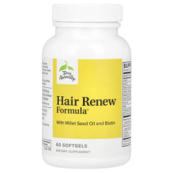 Вітаміни для волосся, Terry Naturally Hair Renew Formula, 60 м'яких капсул