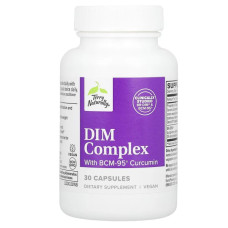 ДИМ с куркумином, Terry Naturally Dim Complex with BCM 95 Curcumin, 30 капсул