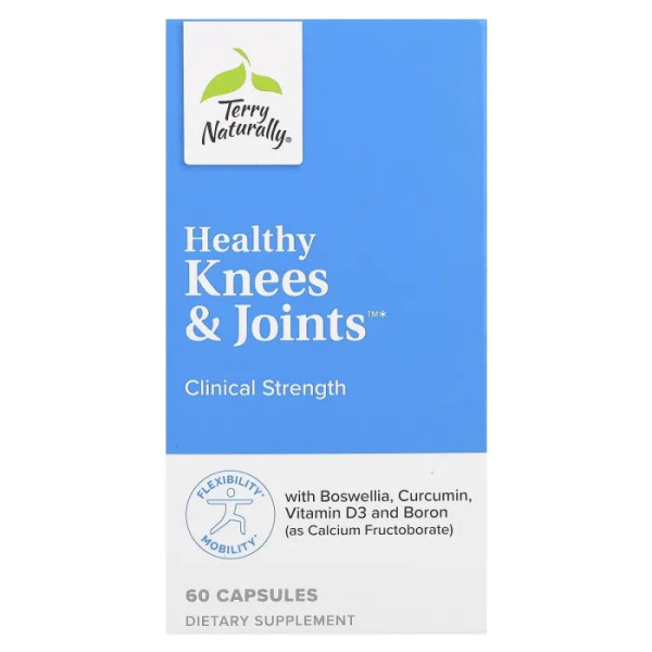 Здорові коліна та суглоби, Healthy Knees & Joints, Terry Naturally, 60 капсул