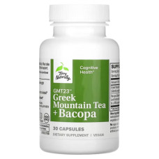 Греческий горный чай с бакопой, Terry Naturally Greek Mountain Tea + Bacopa, 30 капсул
