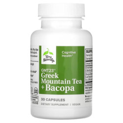 Греческий горный чай с бакопой, Terry Naturally Greek Mountain Tea + Bacopa, 30 капсул