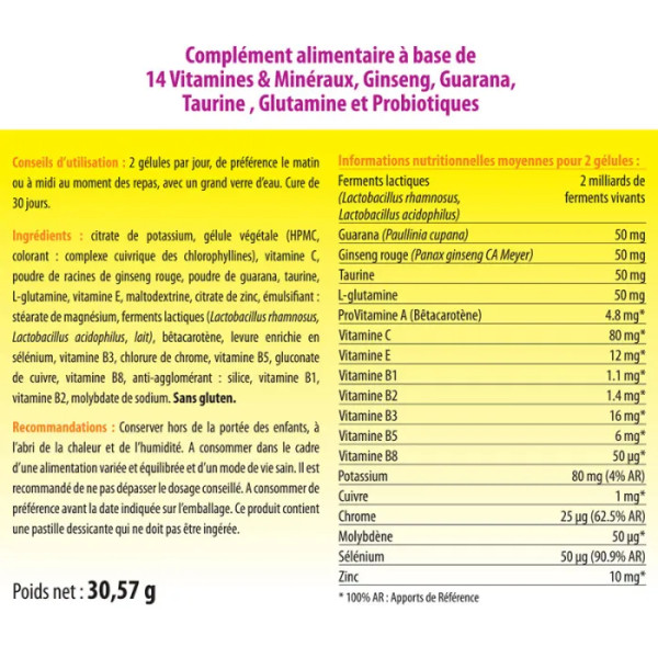 Вітамінний комплекс для чоловіків, Specifique Homme, Vitamin'22, спеціальний, 60 вегетаріанських капсул