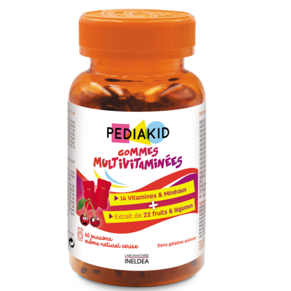 Мультивітаміни для дітей, (Multivitamin), Pediakid, 60 жувальних цукерок