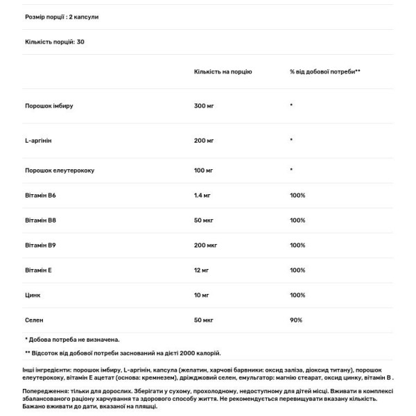 Натура Голд, Natura Gold, NutriExpert, оптимізація процесу сперматогенезу, 60 капсул