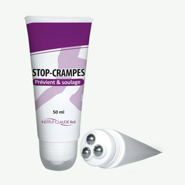 Крем для тіла проти судом, Stop Cramp, Roll-On, Institut Claude Bell, кульковий аплікатор, 50 мл