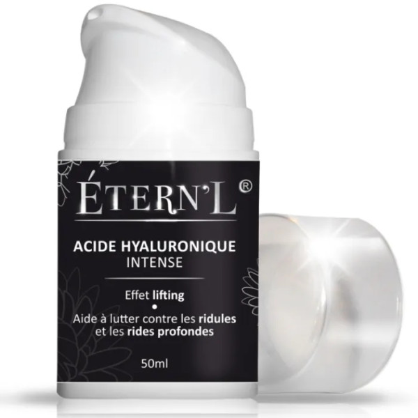 Крем для обличчя з гіалуроновою кислотою, Hyaluronic Acid Cream, ETERN'L, від дрібних та глибоких зморшок, 50 мл