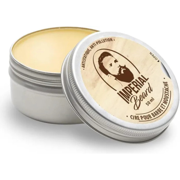 Віск для бороди та вусів, Hydrating Wax for Beard and Mustache, Imperial Beard, Beard care, зволожуючий, універсальний, професійний, 50 мл
