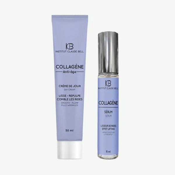 Крем антивіковий + Сироватка з колагеном, Collagene Routine, Institut Claude Bell, 50 мл + 15 мл