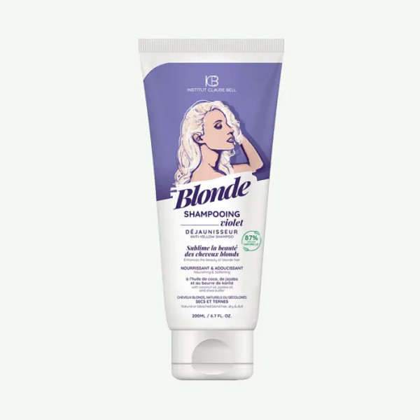 Шампунь для світлого волосся, Blonde Shampoo, Institut Claude Bell, фіолетовий відтінок, 200 мл