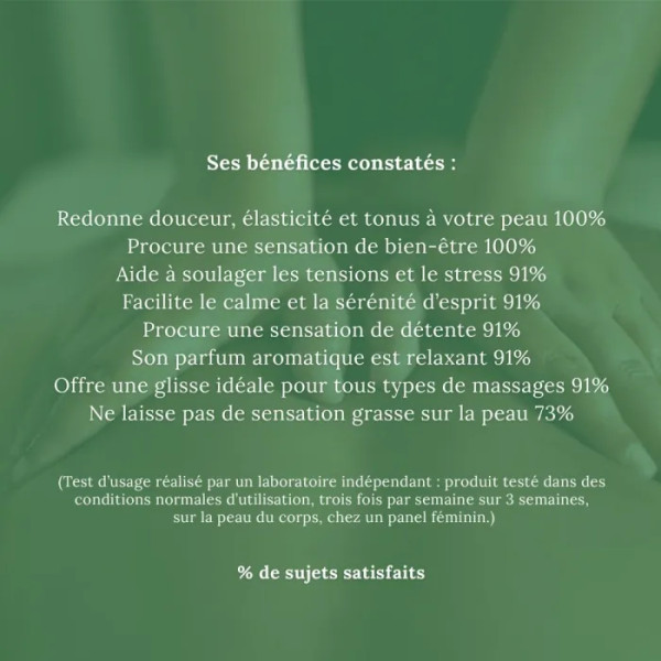 Масло масажне для тіла, Huile de Massage - Detente, HEKKA, розслаблює, відновлює м'якість шкіри, 100 мл.