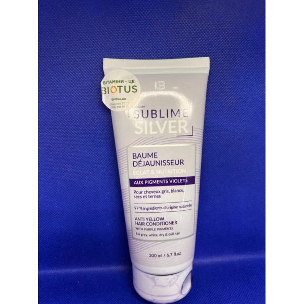 Бальзам для нейтралізації жовтизни волосся, Sublime Silver Balm, Institut Claude Bell, 200 мл