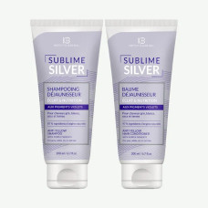 Набір для нейтралізації жовтизни волосся, шампунь+бальзам, Institut Claude Bell Sublime Silver Duo, 200 мл+200 мл