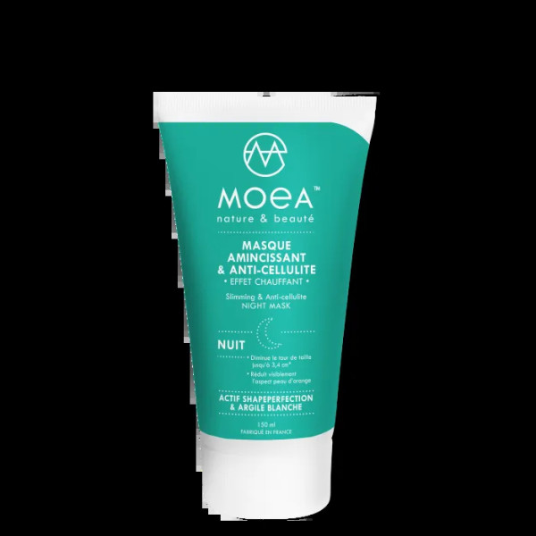 Маска для схуднення, Heat-Effect Slimming & Anti-Cellulite Mask, MOEA, розігріваюча та антицелюлітна, нічна, незмивна, 150 мл