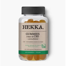 CBD жевательные для спокойствия, HEKKA CBD gummies, вкус лимон 60 жевательных конфет
