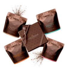 Кавовий скраб для тіла, Luxury Coffee Scrub BOX COCOSOLIS, 280 г, 4 по 70 г