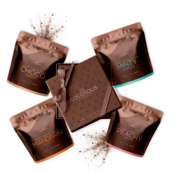 Кофейный скраб для тела набор, Luxury Coffee Scrub BOX COCOSOLIS, 280 г, 4 по 70 г
