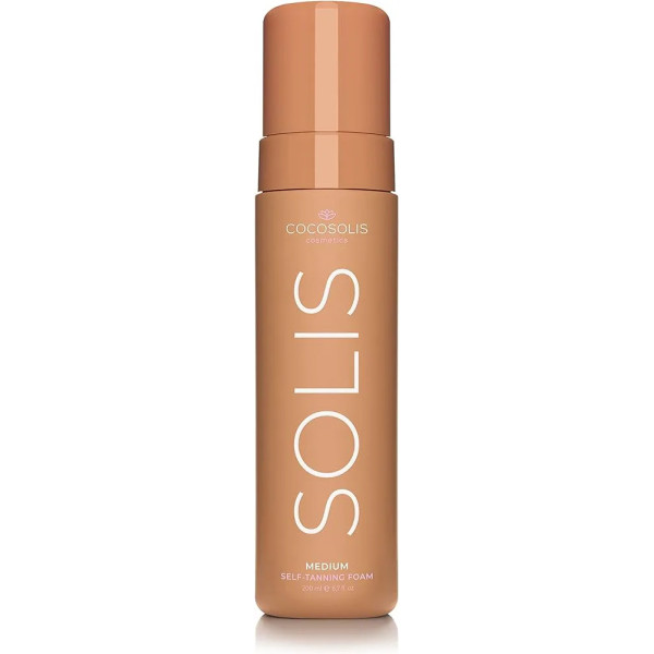 Пінка для автозасмаги, SOLIS MEDIUM Self-tanning Foam, COCOSOLIS, середня засмага, 200 мл
