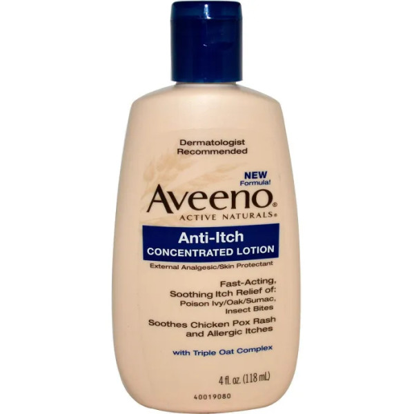 Лосьйон анти-свербіж, Lotion, Aveeno, Active Naturals, концентрований, 118 мл