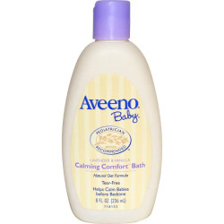 Засіб для ванни з лавандою та ваніллю 236 мл, Aveeno Calming Bath, заспокійливе для дітей