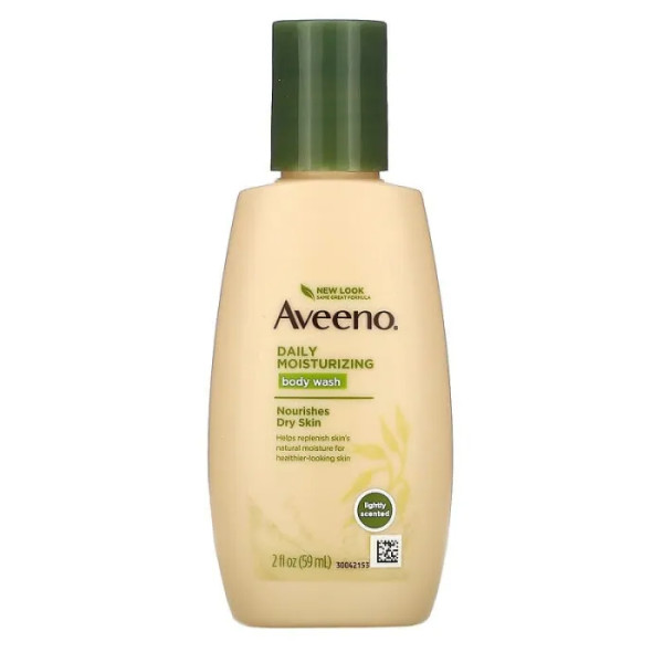 Увлажняющий гель для душа, Daily Moisturizing Body Wash, Aveeno, ежедневный, 59 мл