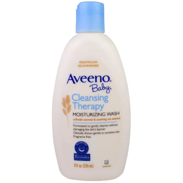 Дитячий гель для душу, зволожуюче, Moisturizing Wash, Aveeno, без запаху, 236 мл