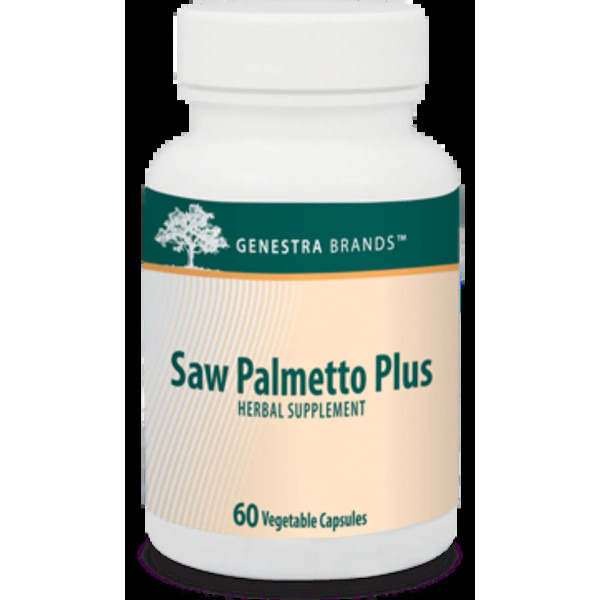 Со пальметто, Saw Palmetto Plus, Genestra Brands, 60 вегетаріанських капсул