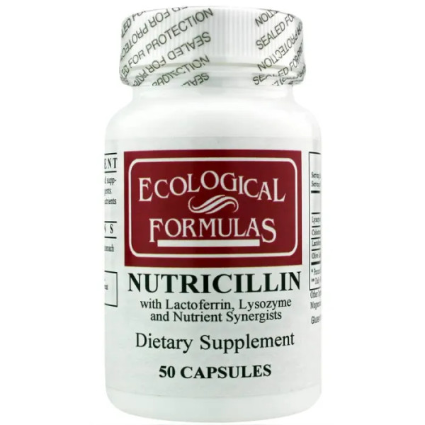 Підтримка імунітету, Nutricillin, Ecological Formulas, 50 капсул