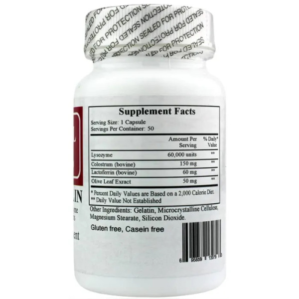 Підтримка імунітету, Nutricillin, Ecological Formulas, 50 капсул