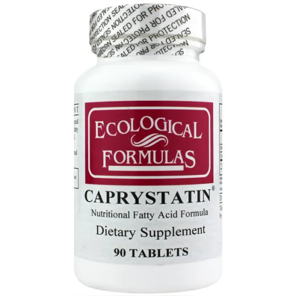 Каприлова кислота, підтримка травлення, Caprystatin, Ecological Formulas, 90 таблеток